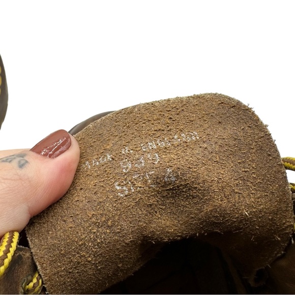 Dr. Marten RARE 939 Ben Boot Made In England Leather Lace Up Hiking Boots Brown - Picture 12 of 13